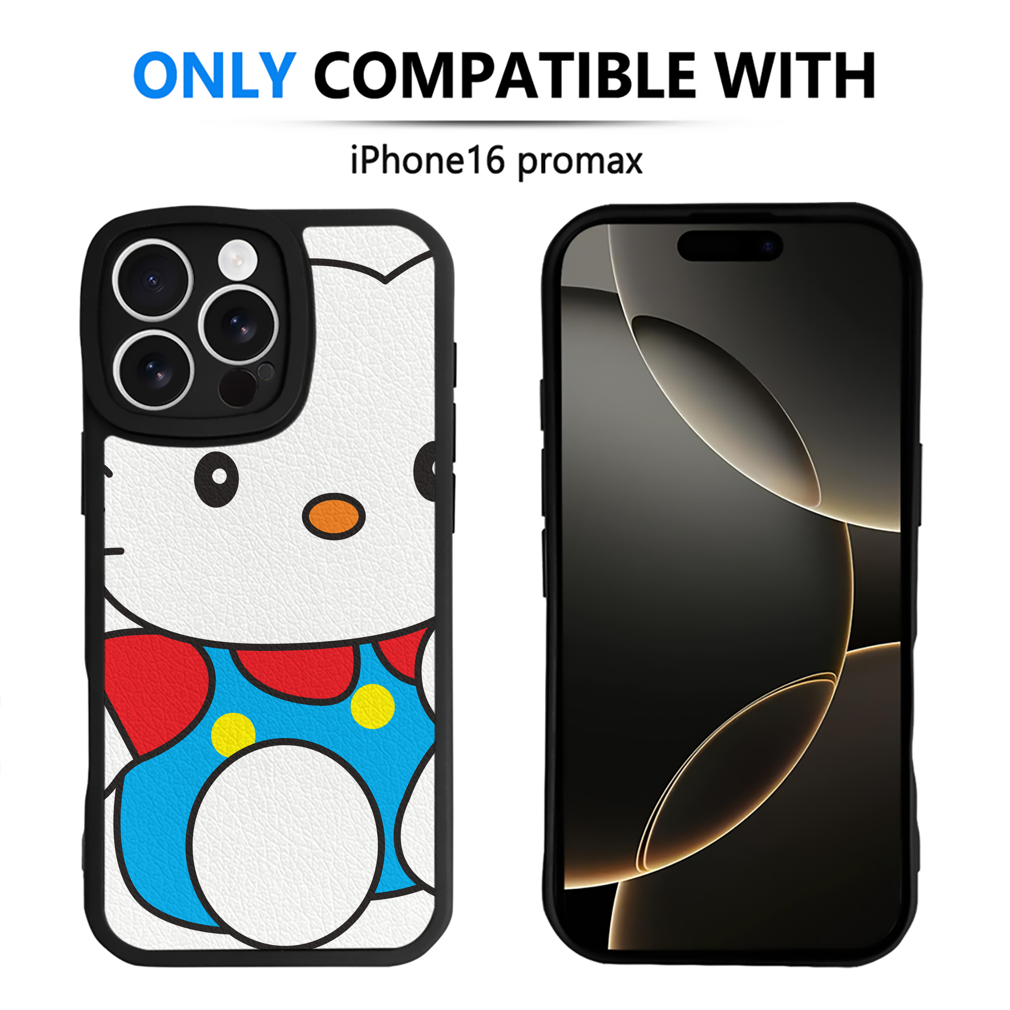 （画像用） Hello Kitty ハローキティ 【iPhone 16シリーズ対応】シリコンスマホケース（レザー調） 材質：シリコン